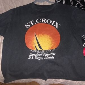 🛑SOLD🛑Cropped t shirt from PacSun. St Croix